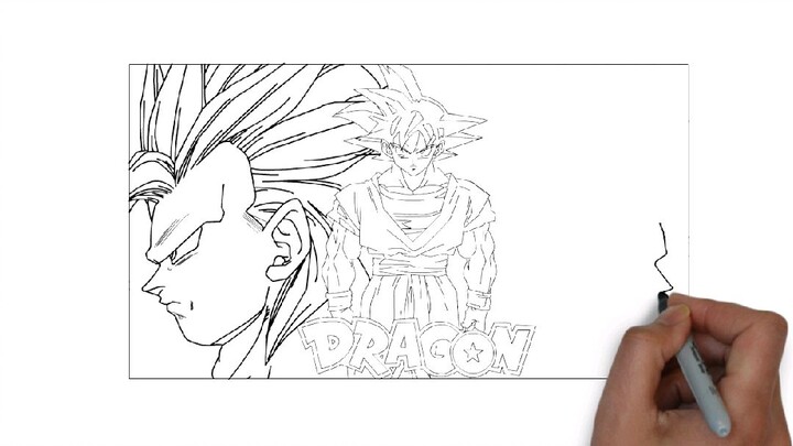 MENGGAMBAR GOKU