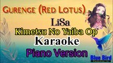 Gurenge Piano - Lyrics Instrumental, No Vocal, Song By LiSa - Red Lotus (Piano Version)