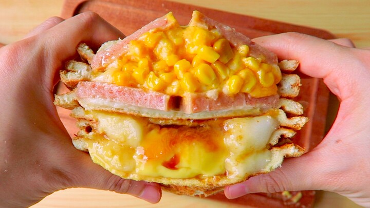 [Góc bếp] Hai loại sandwich cực nhiều calo làm từ hai món đồ chơi.