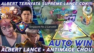 @RRQ ALBERTTT TERNYATA SUPREME 2 LANCELOT COK DIA - ANTIMAGE CHOU + LANCELOT ALBERT MUSUH AUTO RATA