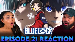 THIS MATCH IS TO CLOSE TO CALL! | Blue Lock Episode 21 Reaction