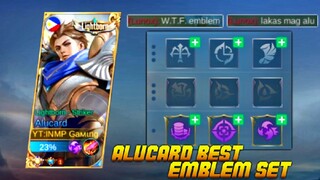 Alucard Best Emblem Set 2022 | Alucard Against 5 Mage | Mlbb