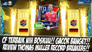 CF TERBAIK!! REVIEW GAMEPLAY THOMAS MULLER EVENT RECORD BREAKERS FIFA MOBILE | FIFA MOBILE INDONESIA