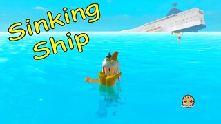 Flood? Sinking Ship? Can I Survive The Crazy Disaster? Cookie Swirl C Roblox Game Play