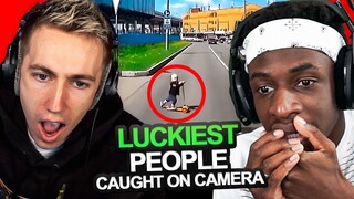 SIDEMEN REACT TO THE 20 LUCKIEST PEOPLE