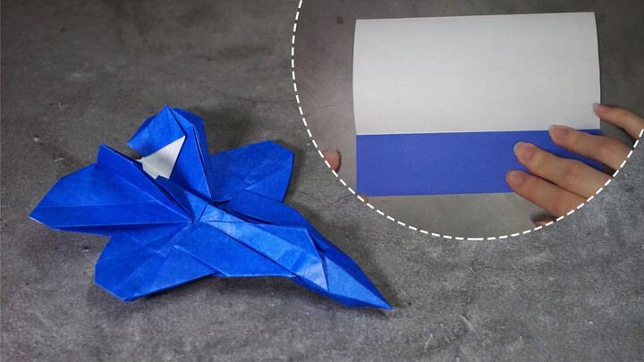 [Tutorial Origami] Cara Melipat Jet Tempur ATD-X