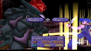 [ ePSXe ] Legend of Legaia Boss Van Saryu vs Vahn Jaggernaut Room