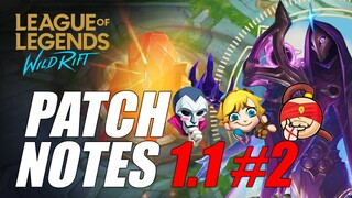 League of Legends: Wild Rift Patch Notes 1.1 Jhin/Lee Sin/Ezreal/Gragas Nerf and more.