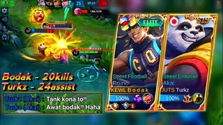 TURKZ with BODAK auto CONCEDE - TOP GLOBAL/PHILIPPINES BRUNO - MASTER BODAK MLBB