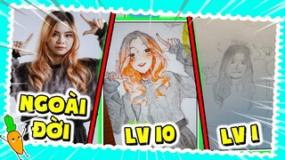 😳KAMUI BẤT NGỜ KHI BIẾN HÌNH NGOÀI ĐỜI - TRANH VẼ😳 SIÊU ĐẸP CÙNG HERO TEAM | FAN ART VƯỜN CÀ RỐT #25