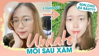 Update môi sau phun xăm. Bà bầu dùng son gì? | Hạnh Chee