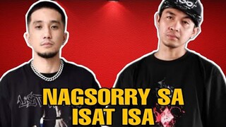 SINIO AT APEKZ NAGKABATI NA MATAPOS ANG LABAN | FLOW G NAISPATAN NA NANUOD NG LIVE SA AHON13