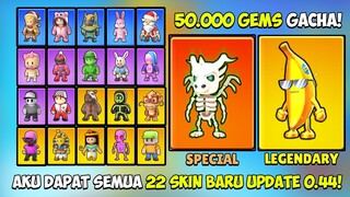 GACHA SEMUA 22 SKIN BARU UPDATE 0.44! LENGKAP SEMUA DAPET SKIN SPECIAL 3X BERTURUT! - Stumble Guys