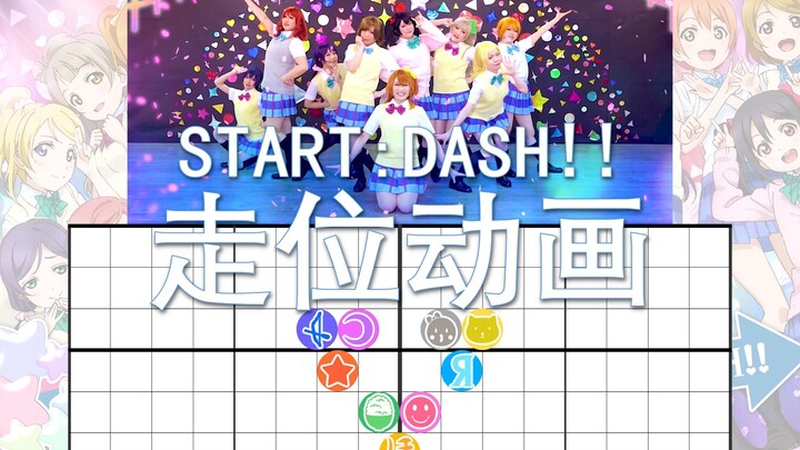 【Lovelive!】START:DASH!! 走位动画