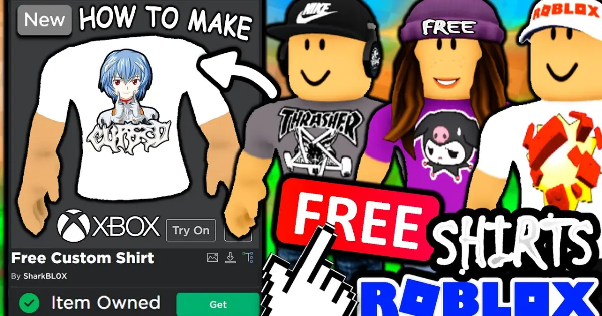 free shirt roblox