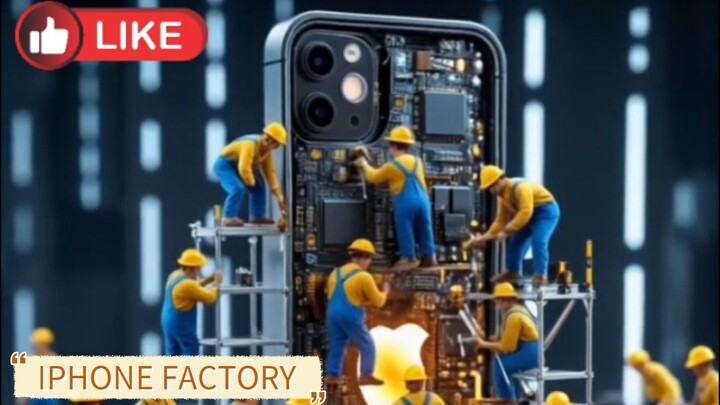 Amazing Miniature IPHONE Factory