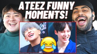 ATEEZ FUNNY MOMENTS (REACTION)! 😂