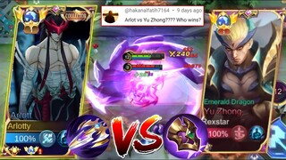 ARLOTT VS PRO YU ZHONG BATTLE OF 2 STRONG META FIGHTER! WHO IS THE BEST IN TEAM FIGHT? | MLBB