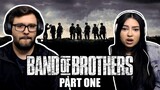 Band of Brothers Part One 'Currahee' Wife's First Time Watching! TV Reaction!!