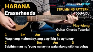 HARANA - Eraserheads (Guitar Chords Tutorial with Lyrics Strumming Pattern)