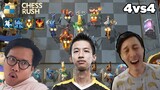 RIDER GUE & ASSASSIN HANSEN MENGGENDONG BKENT YANG SELALU KALAH - Chess Rush 4v4