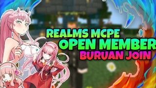 Open Member Realms MCPE 1.16 #openmember #realm #mcpe