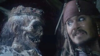 Pirates of the Caribbean. Jack mengambil peta, tengkorak bergerak