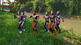 Lagu Bebek Adus Kali Lucu Versi Ultraman Joget