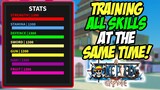 How To Train All Skills At The Same Time in A One Piece Game