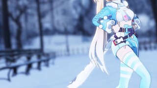 [Silly cat treading in the snow, justice is carried out! 】 Good! Snow!本気マジック|MMD