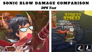 Sonic Blow Vs Critical: DPS Test
