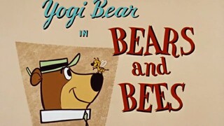 Yogi Bear 1961 Bear and Bees. Mr. Ranger warns Yogi about stealing picnic baskets again.