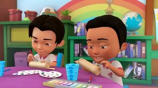 camping di tengah hutan bersama kak Ros || Upin & Ipin bahasa Indonesia