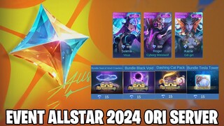 MARI BAHAS EVENT ALLSTAR 2024 - BISA FARMING BANYAK SKIN GRATIS NIH! MOBILE LEGENDS