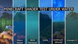 Minecraft shader test under water 2020 in 4K