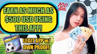 GOGOAL APP 2021 REVIEW! | KUMITA NG 500 PESOS WHIILE PLAYING GAMES! | W/ PAYMENT PROOF | LEGIT APP!