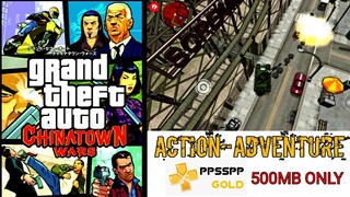 Grand Theft Auto - China town wars (PPSSPP) 500MB ONLY |TAGALOG GAMEPLAY - GAME CENTER PH