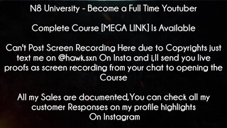 N8 University Course Become a Full Time Youtuber download