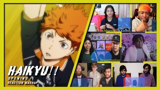 HAIKYU!! OPENING 4 | REACTION MASHUP😱