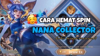 CARA PALING HEMAT SPIN COLLECTOR. KALIAN AMBIL MINSITHAR, NANA ATAU NATAN?