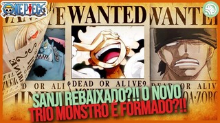 One Piece Capítulo 1058 - REVELADA AS RECOMPENSAS DOS MUGIWARAS E MIHAWK!!!