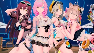 [Honkai Impact 3MMD]Bữa tiệc tối nay[Áo tắm Alicia, Padofelis, Eden, Velvet]