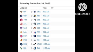 NBA Picks | December 10, 2022 | Philippine Time | Pinoy Sports Picks