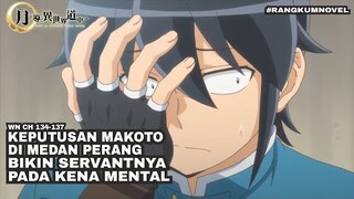 KEPUTUSAN MAKOTO DI MEDAN PERANG RANGKUMAN WEB NOVEL TSUKI GA MICHIBIKU ISEKAI DOUCHUU CH 134-137