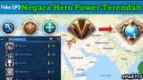 Fake Gps mobile l legend |Negara hero power terendah- part 13