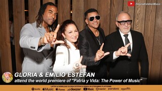 Gloria & Emilio Estefan attend the world premiere of "Patria y Vida: The Power of Music"