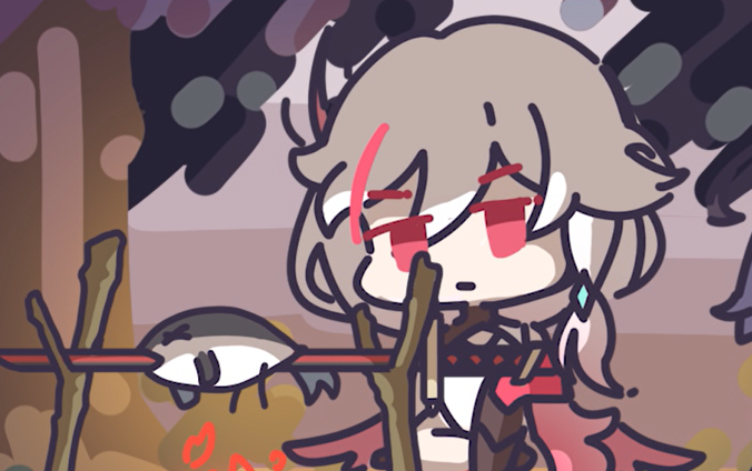 [Beng 2 mini animation] Fu Hua is just grilling fish