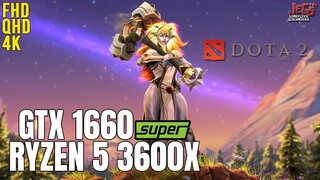 Dota 2 | Ryzen 5 3600x + GTX 1660 Super | 1080p, 1440p, 2160p benchmarks!