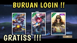 BURUAN LOGIN SEKARANG ! DIJAMIN DAPAT BANYAK SKIN LIMITED HANYA MODAL TIKET DRAW GRATIS ! - Aspirant