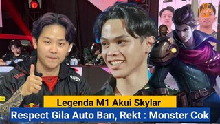 Legenda M1 Akui Skylar Respect Gila Auto Kena Ban, Rekt Monster cok